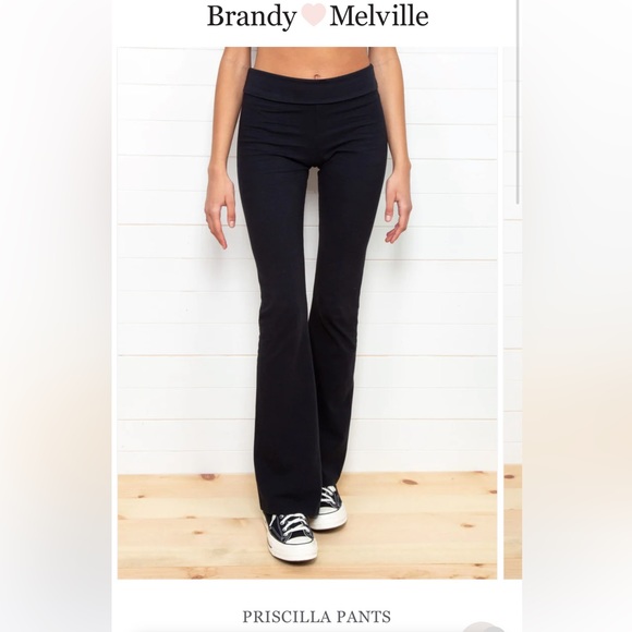 Brandy Melville Pants - Brandy Melville Cotton Flared Pants
